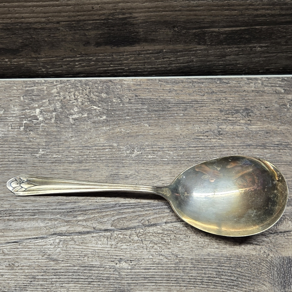 Vintage Winthrop Silverplate 1939 Metropolitan‎ Casserole Serving Spoon 9x3